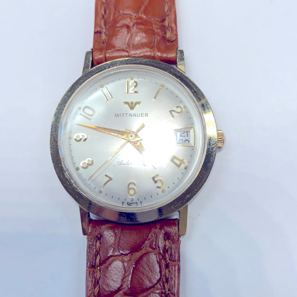 Wittnauer Authenticate Gold Watch Leader Band